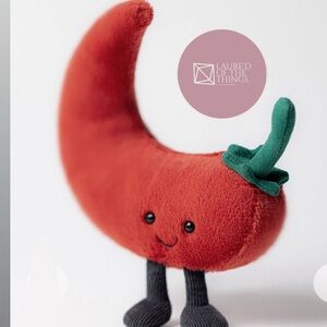 NWT Jellycat Amuseables Chili Pepper Plush Toy